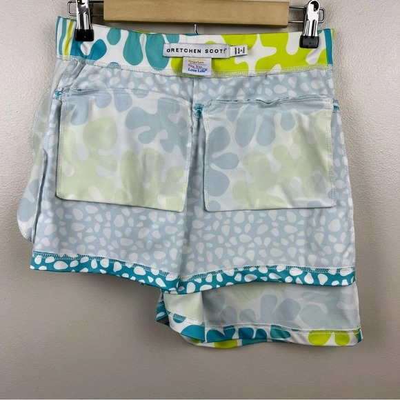 Gretchen Scott Skippy Skort Skirt Size Shrimp XXS Floral Stretch Travel Casual - Picture 8 of 9
